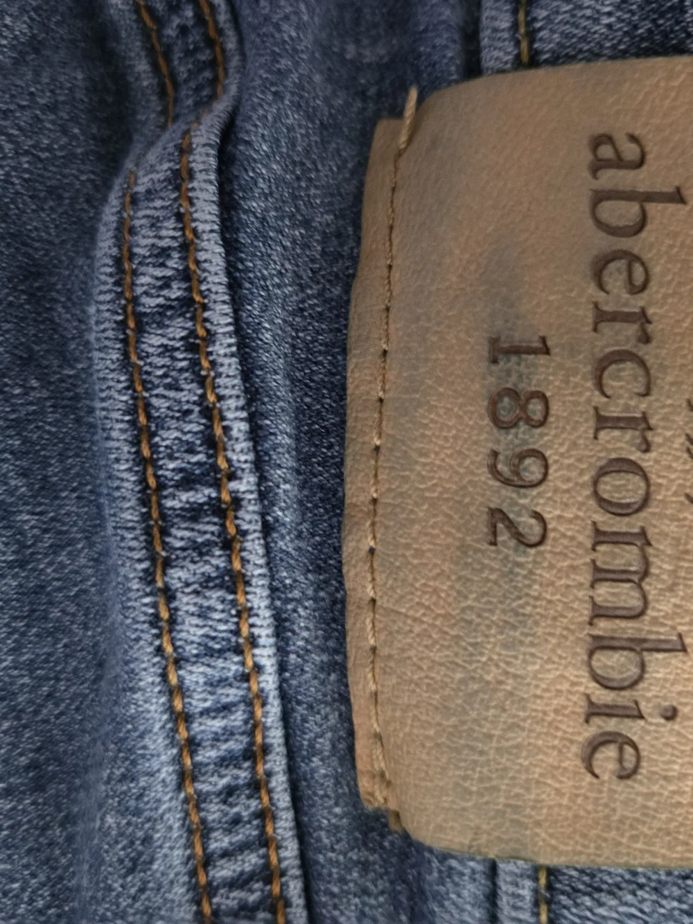 Abercrombie Kids Skinny Jeans 13/14 Blue Distressed Ripped Shredded Denim